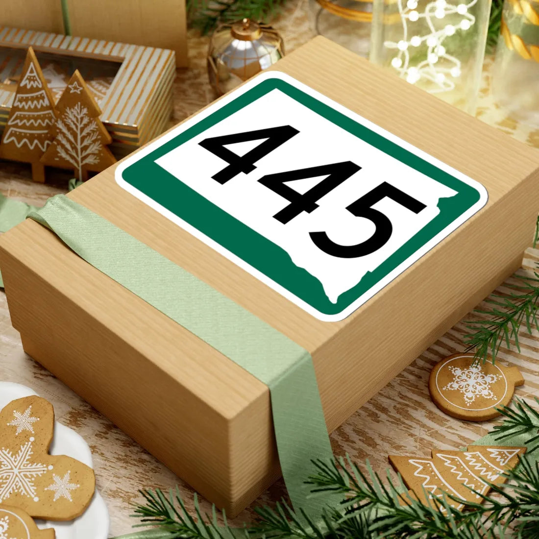 SD 445 (South Dakota) (Road Sign) STICKER Vinyl Kiss-Cut Decal - The Sticker Space