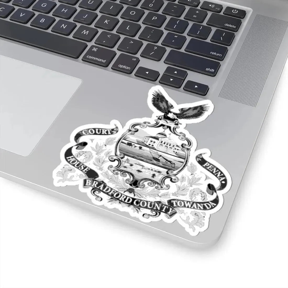 Seal of Bradford County Pennsylvania (United States) STICKER Vinyl Kiss-Cut Decal - The Sticker Space