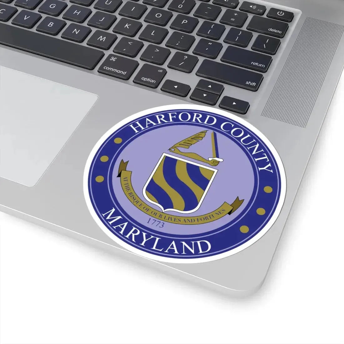 Seal of Harford County Maryland (United States) STICKER Vinyl Kiss-Cut Decal - The Sticker Space