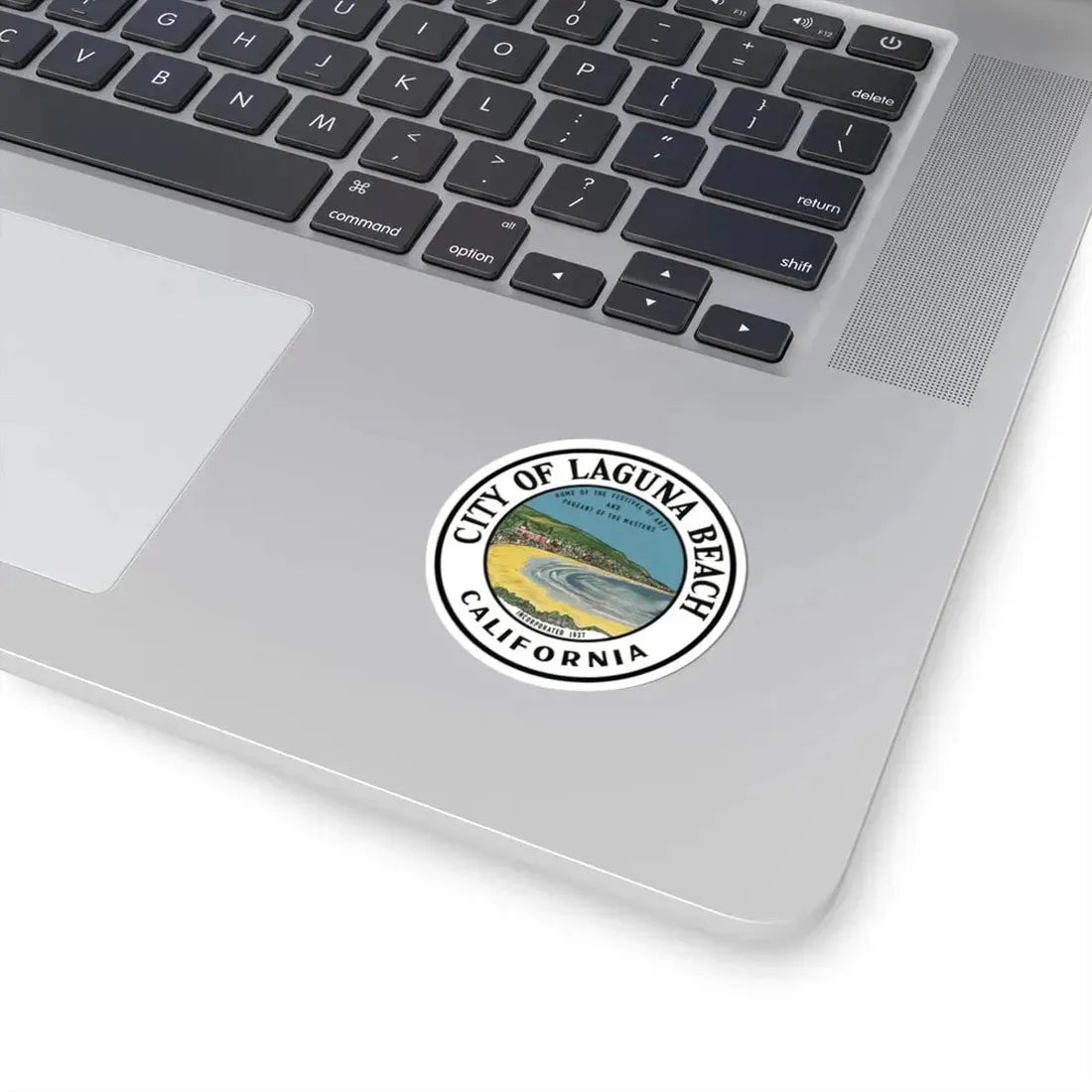 Seal of Laguna Beach California - STICKER Vinyl Kiss-Cut Decal - The Sticker Space