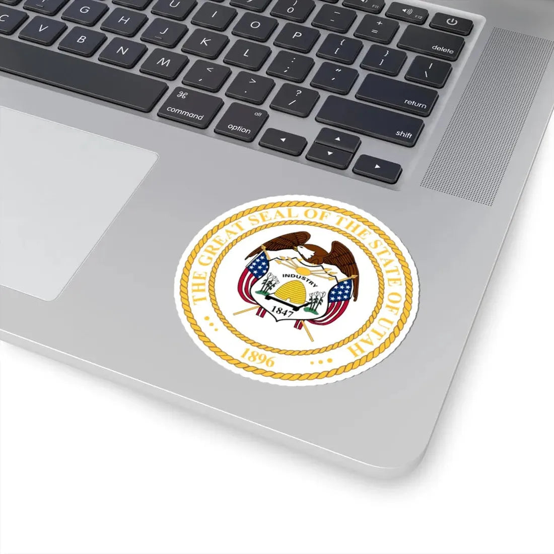 Seal of Utah Alternate (United States) STICKER Vinyl Kiss-Cut Decal - The Sticker Space