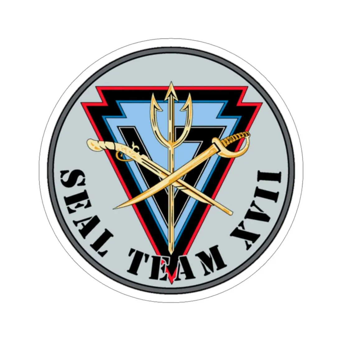 Seal Team XVII (U.S. Navy) STICKER Vinyl Die-Cut Decal 5 Inch - The Sticker Space
