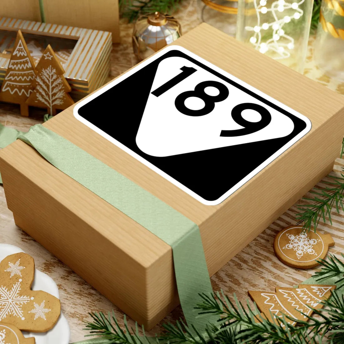 Secondary Tennessee 189 (Tennessee) (Road Sign) STICKER Vinyl Kiss-Cut Decal - The Sticker Space