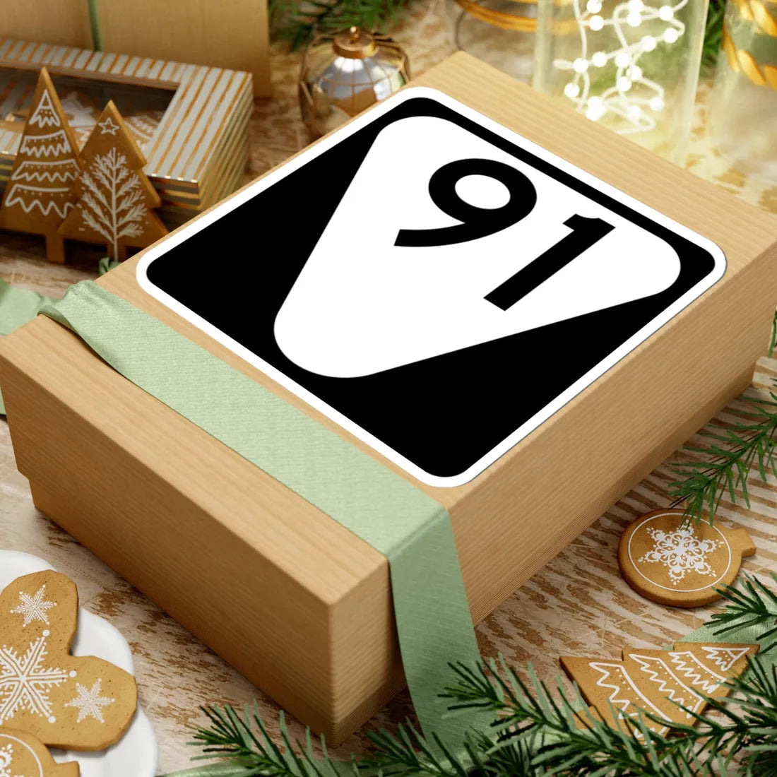 Secondary Tennessee 91 (Tennessee) (Road Sign) STICKER Vinyl Kiss-Cut Decal - The Sticker Space