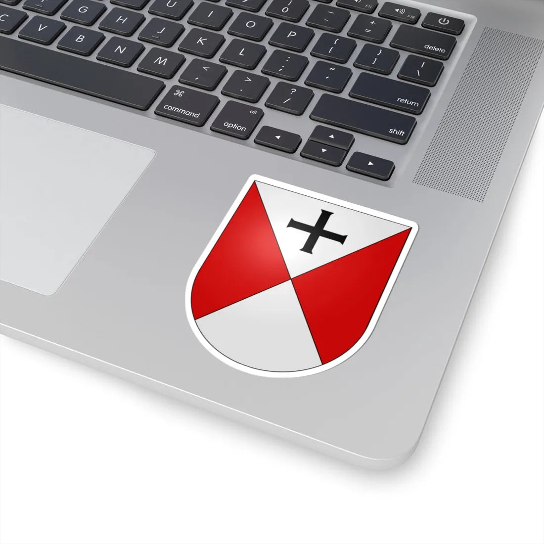 Senèdes-coat of arms (Switzerland) (Coat of Arms) STICKER Vinyl Kiss-Cut Decal - The Sticker Space