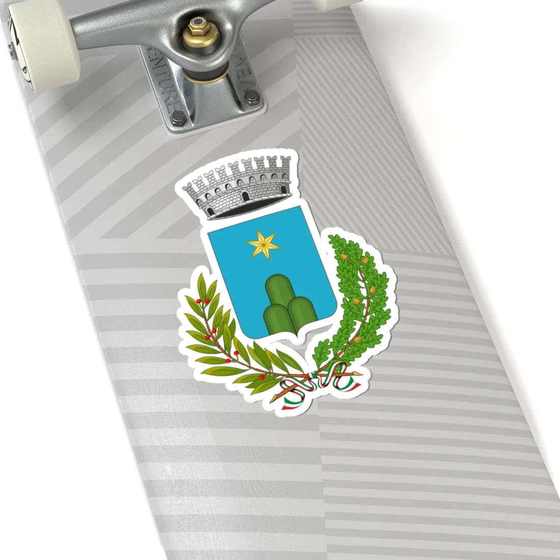 Serrungarina-Stemma (Italy) (Coat of Arms) STICKER Vinyl Kiss-Cut Decal - The Sticker Space