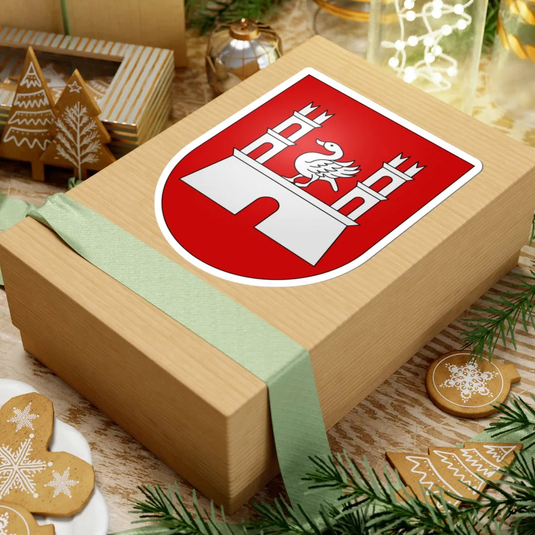 Sessa-coat of arms (Switzerland) (Coat of Arms) STICKER Vinyl Kiss-Cut Decal - The Sticker Space