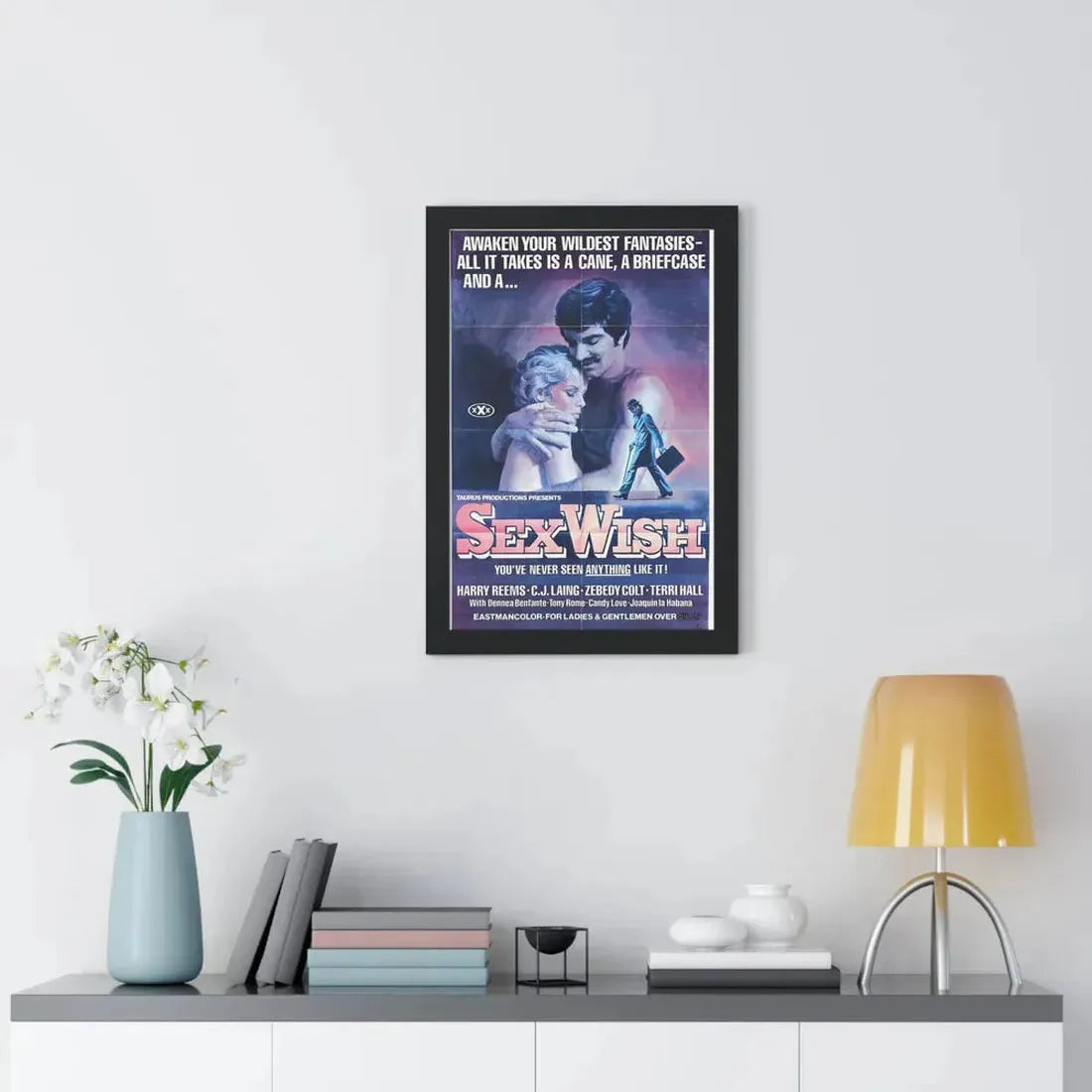 SEX WISH 1976 - Framed Movie Poster - The Sticker Space