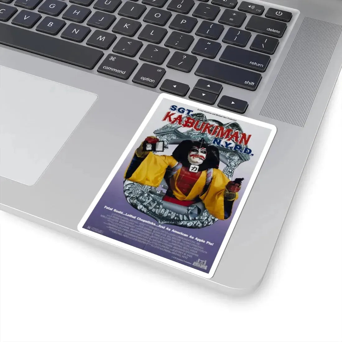 Sgt Kabukiman NYPD 1991 Movie Poster - STICKER Vinyl Kiss-Cut Decal - The Sticker Space