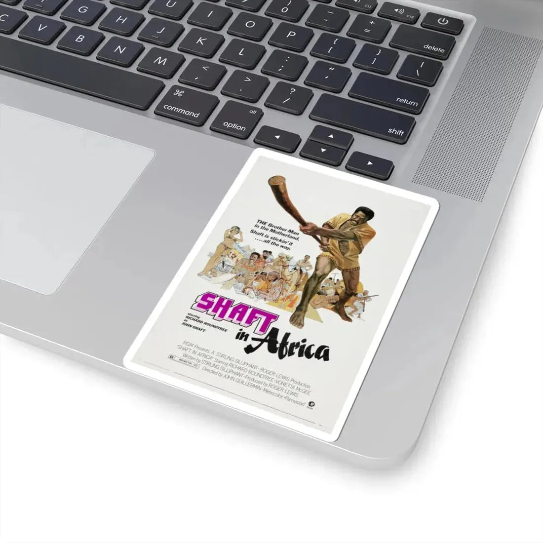 Shaft in Africa 1973 Movie Poster - STICKER Vinyl Kiss-Cut Decal - The Sticker Space