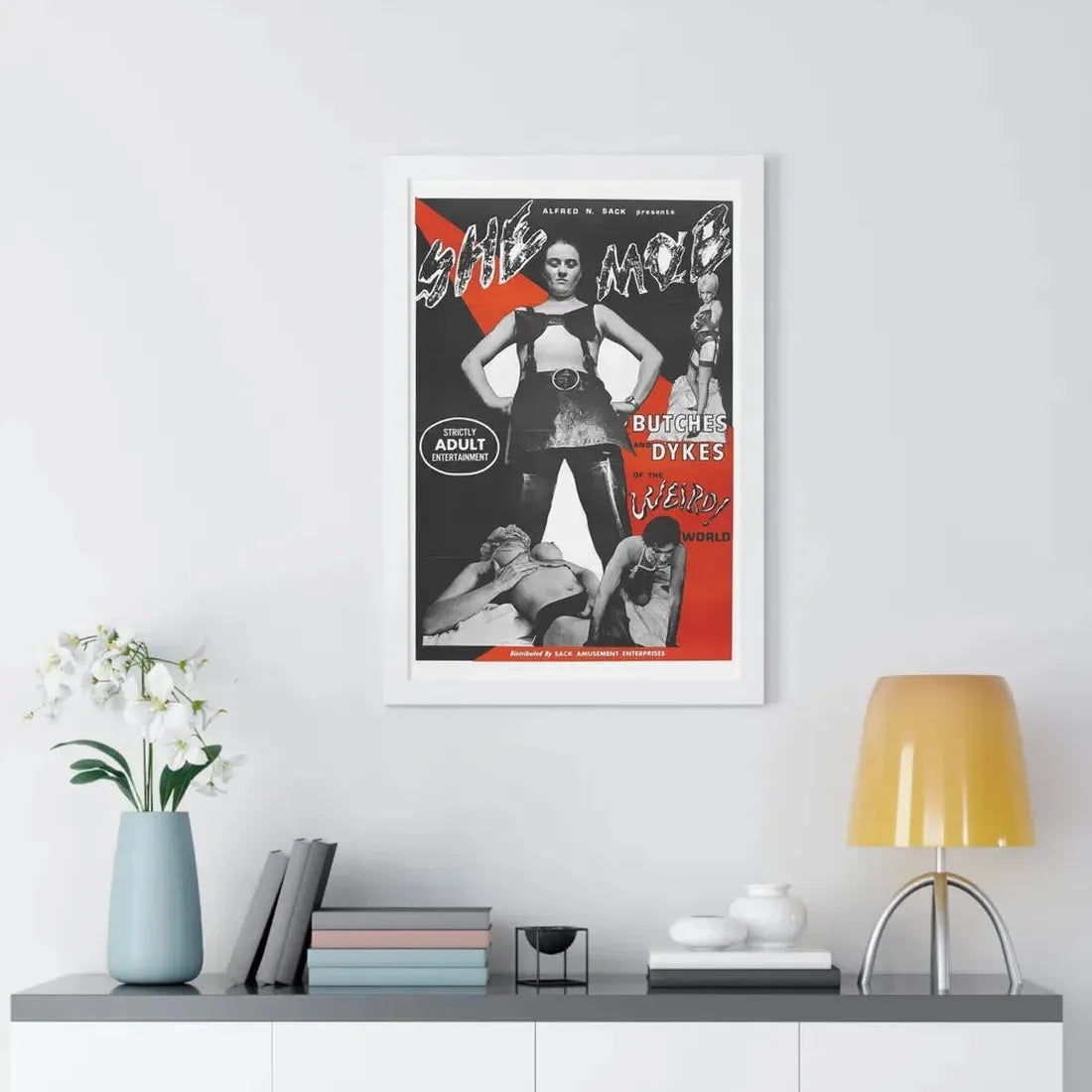 SHE MOB 1968 - Framed Movie Poster - The Sticker Space