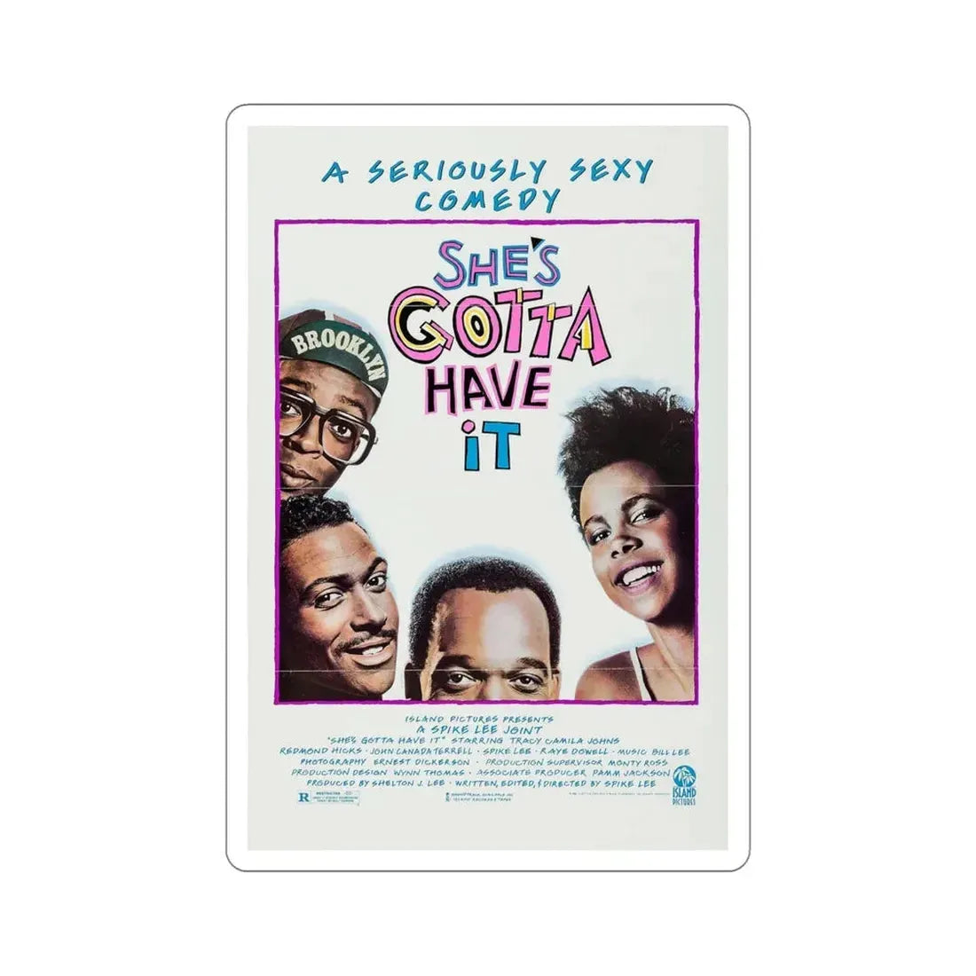 She's Gotta Have It 1986 Movie Poster STICKER Vinyl Die-Cut Decal 5 Inch - The Sticker Space