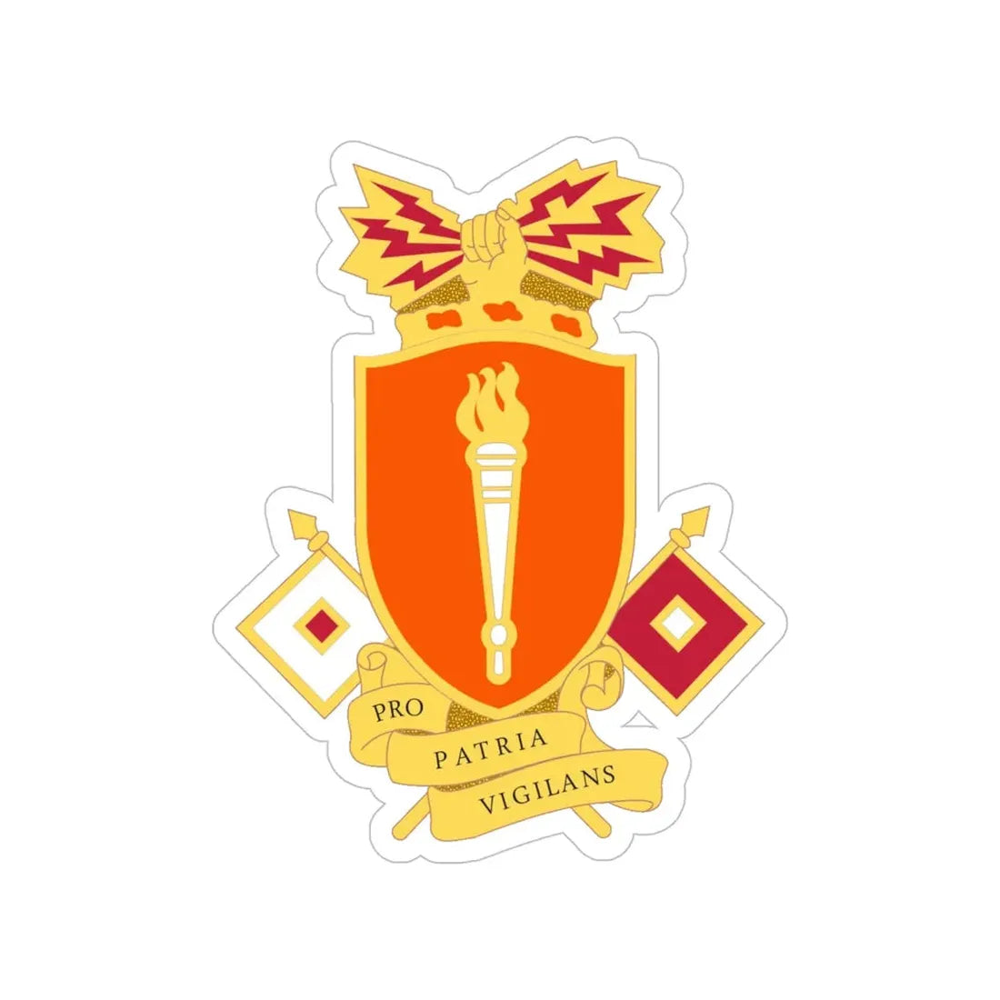 Signal Center and Fort Gordon and School 2 (U.S. Army) Transparent STICKER Die-Cut Vinyl Decal 5 Inch - The Sticker Space