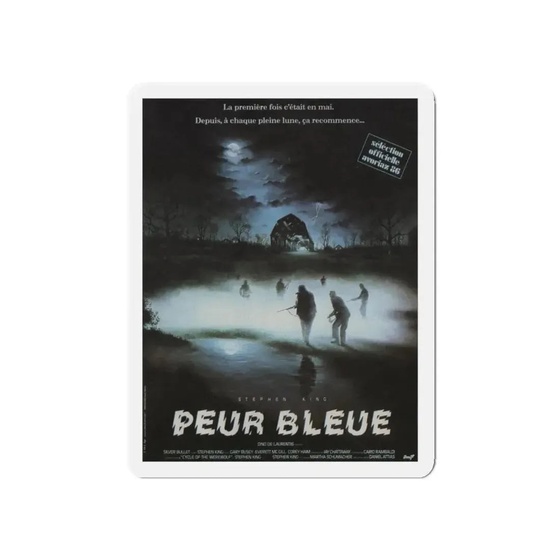 SILVER BULLET (2) 1985 Movie Poster - Refrigerator Magnet 5 Inch - The Sticker Space