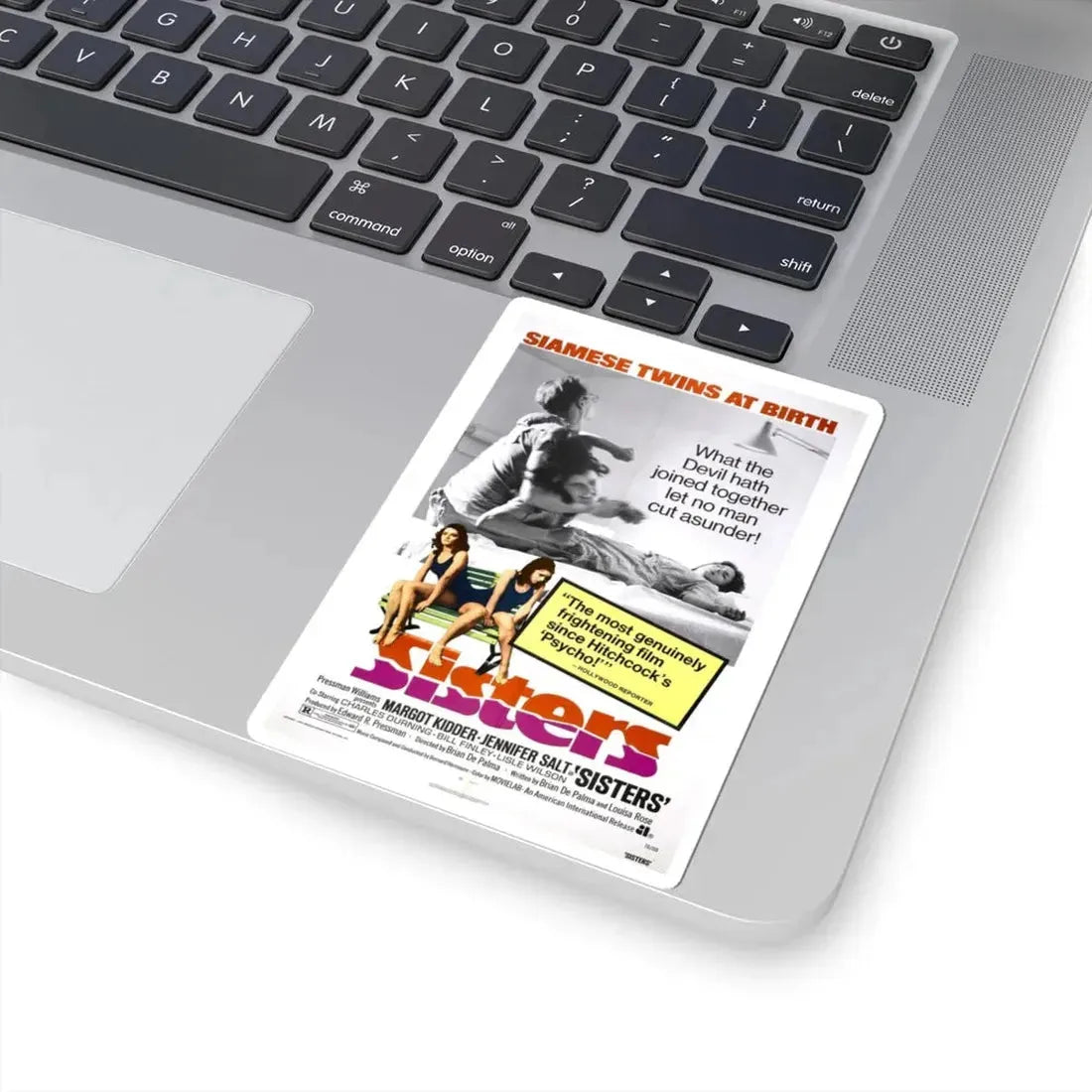 SISTERS 1972 Movie Poster - STICKER Vinyl Kiss-Cut Decal - The Sticker Space