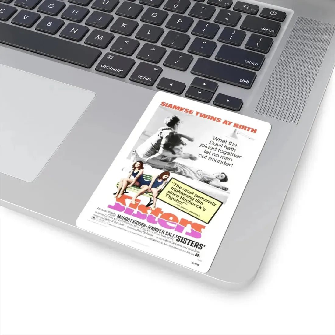 Sisters 1973 Movie Poster - STICKER Vinyl Kiss-Cut Decal - The Sticker Space