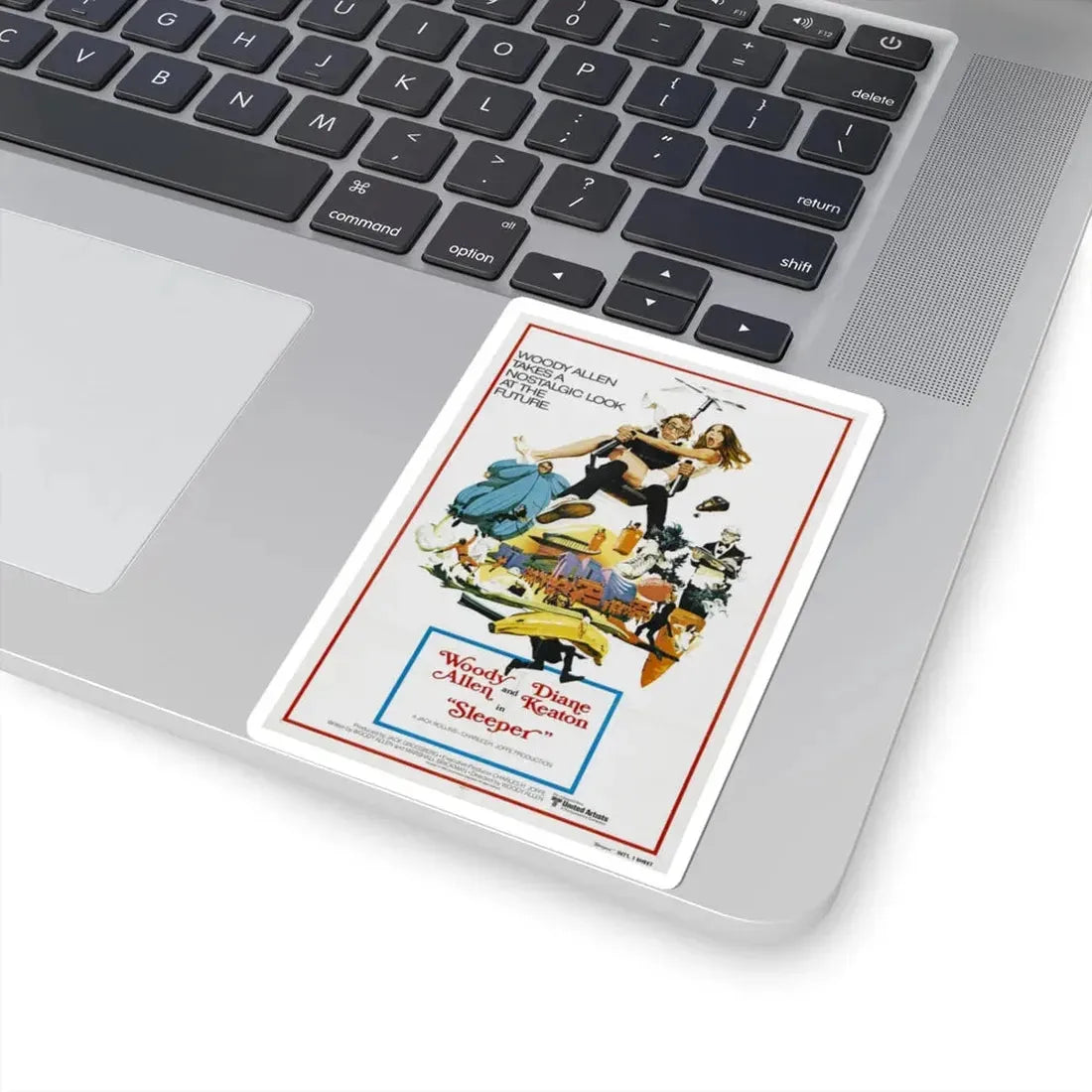 Sleeper 1973 Movie Poster - STICKER Vinyl Kiss-Cut Decal - The Sticker Space