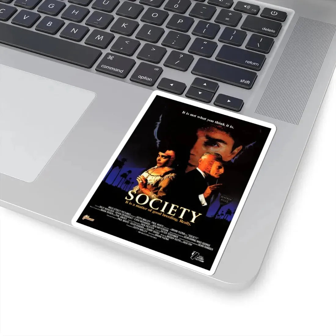 Society 1992 Movie Poster - STICKER Vinyl Kiss-Cut Decal - The Sticker Space