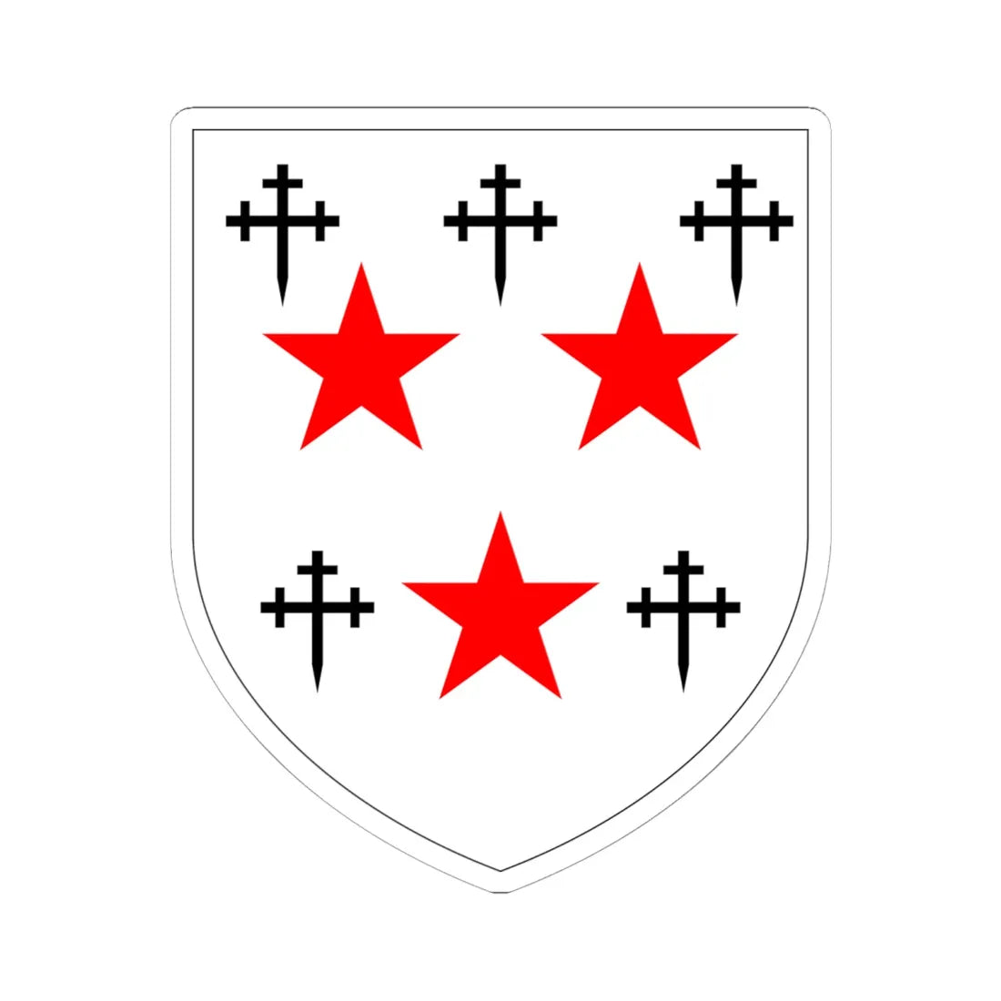 Somerville College Oxford arms (England) (Coat of Arms) STICKER Vinyl Kiss-Cut Decal - The Sticker Space