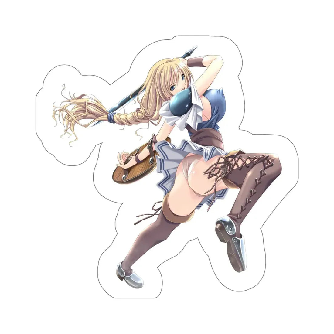 Soulcalibur - Sophitia Alexandra (Anime/Ecchi/Waifu) STICKER Vinyl Die-Cut Decal 5 Inch - The Sticker Space