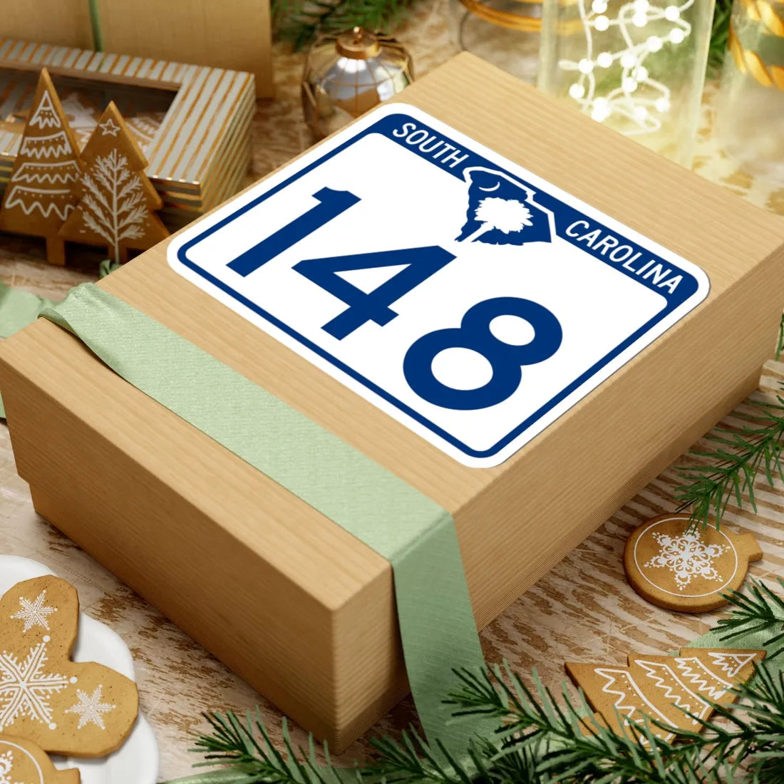 South Carolina 148 (South Carolina) (Road Sign) STICKER Vinyl Kiss-Cut Decal - The Sticker Space