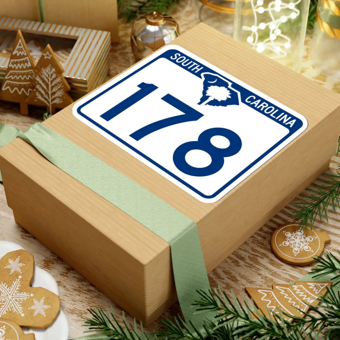 South Carolina 178 (South Carolina) (Road Sign) STICKER Vinyl Kiss-Cut Decal - The Sticker Space