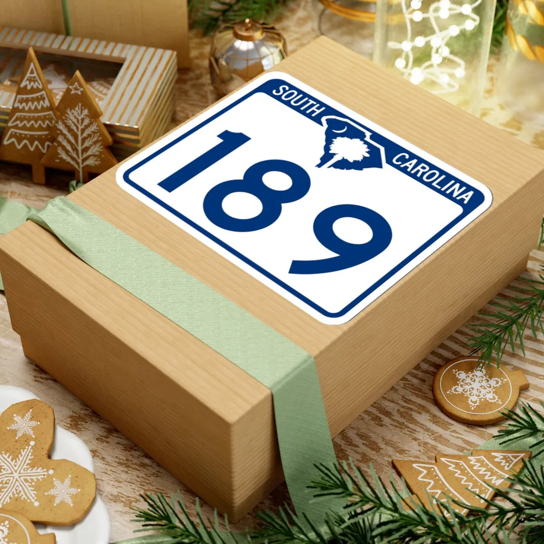 South Carolina 189 (South Carolina) (Road Sign) STICKER Vinyl Kiss-Cut Decal - The Sticker Space