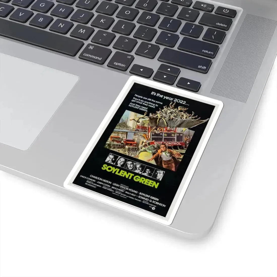 Soylent Green 1973 Movie Poster - STICKER Vinyl Kiss-Cut Decal - The Sticker Space
