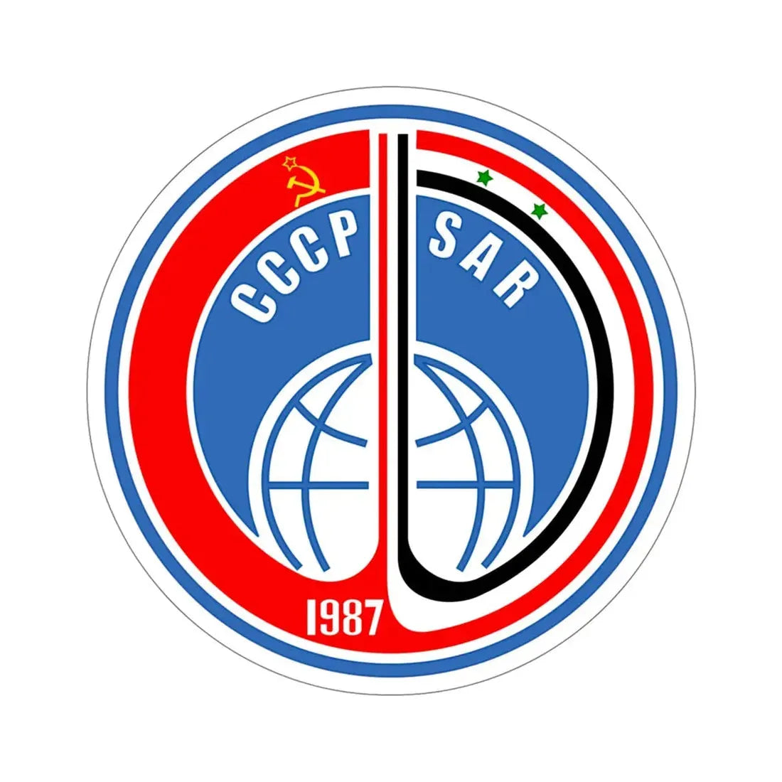 Soyuz TM-3 (Soviet Space Program) STICKER Vinyl Die-Cut Decal 5 Inch - The Sticker Space