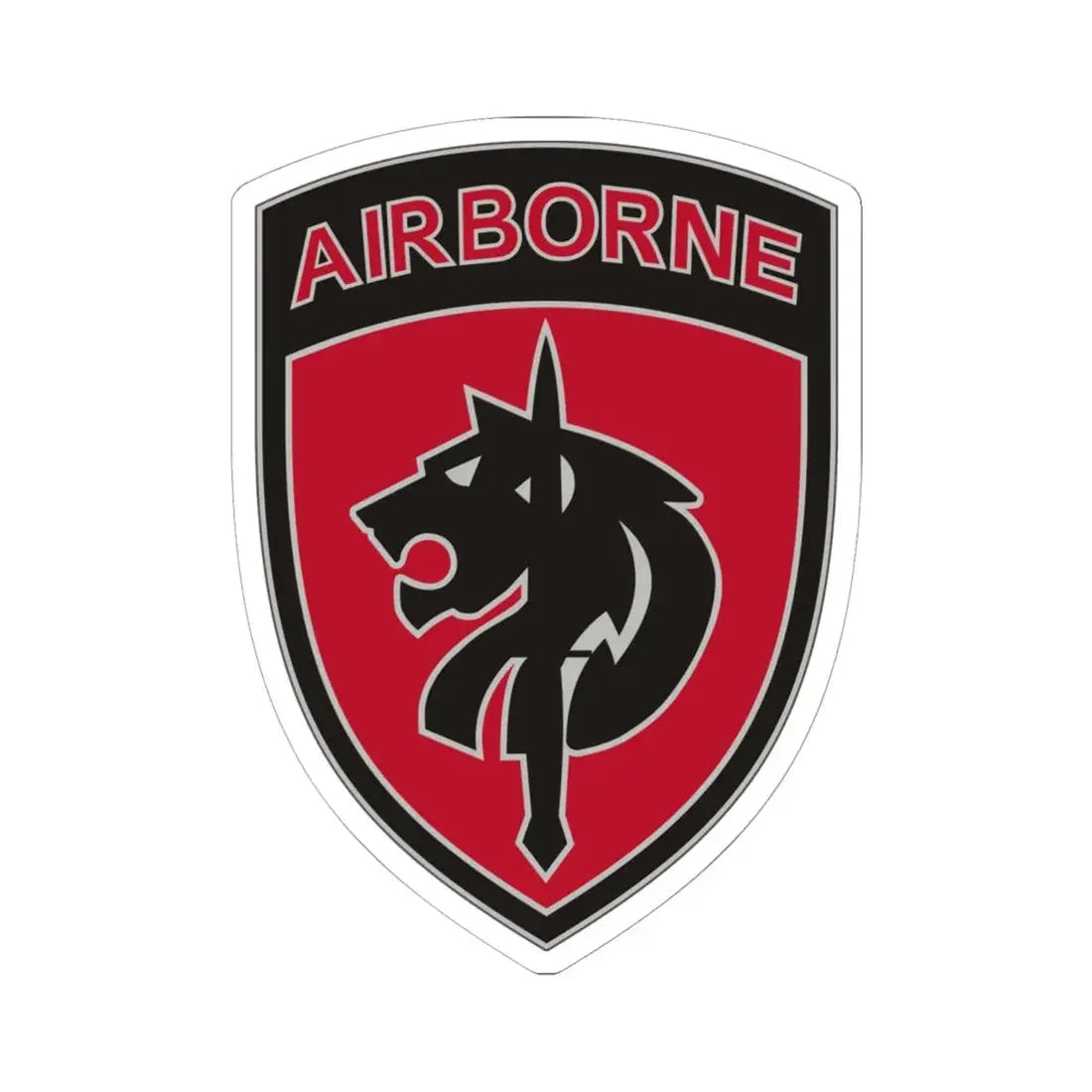 Special Operations Command Africa (U.S. Army) STICKER Vinyl Kiss-Cut Decal 6 Inch White - The Sticker Space