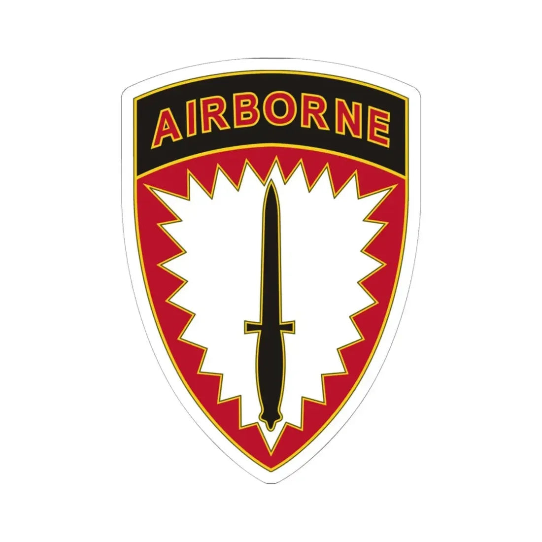 Special Operations Command Europe (U.S. Army) STICKER Vinyl Kiss-Cut Decal 6 Inch White - The Sticker Space