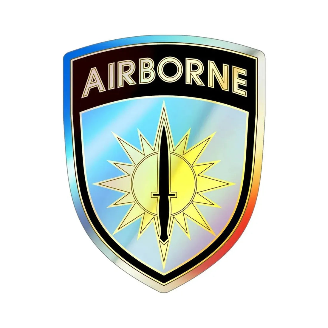 Special Operations Command Pacific 3 (U.S. Army) Holographic STICKER Die-Cut Vinyl Decal 5 Inch Holographic - The Sticker Space