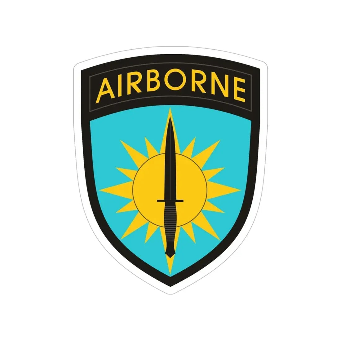 Special Operations Command Pacific (U.S. Army) Transparent STICKER Die-Cut Vinyl Decal 5 Inch - The Sticker Space
