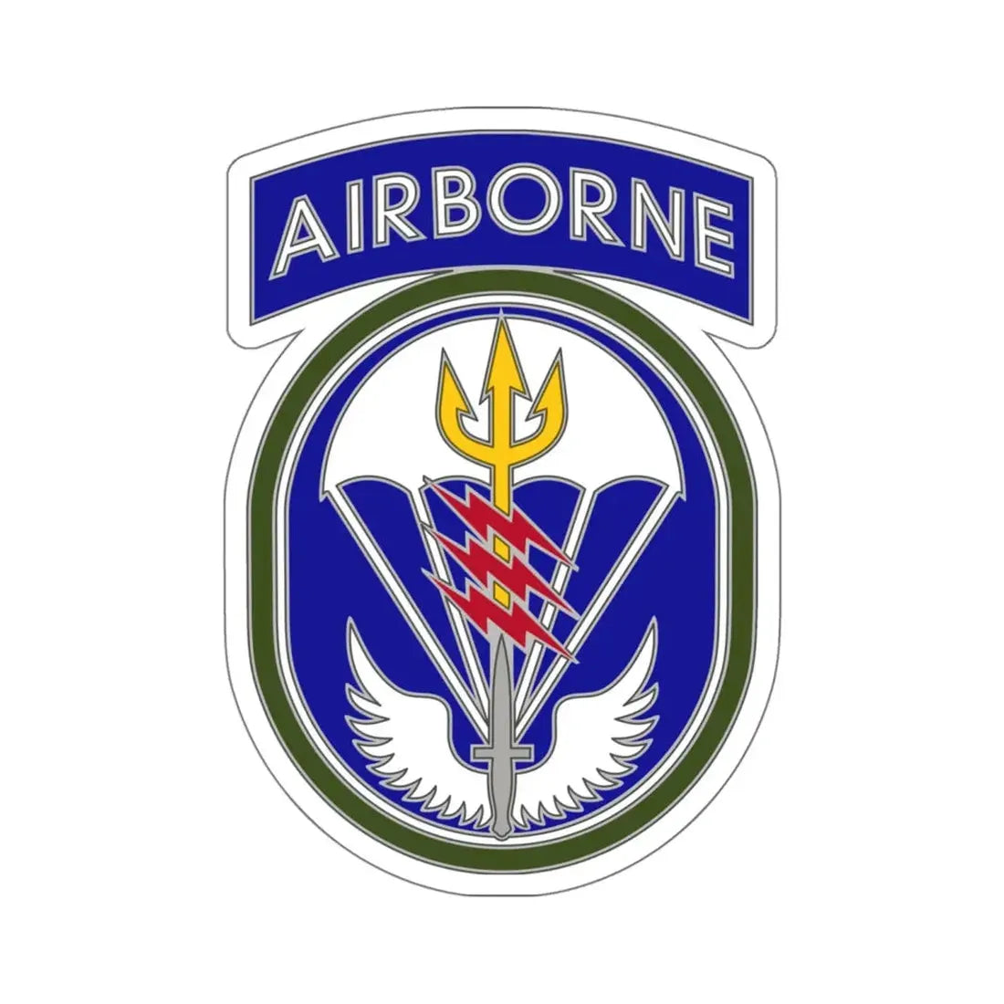 Special Operations Command South (U.S. Army) STICKER Vinyl Kiss-Cut Decal 6 Inch White - The Sticker Space