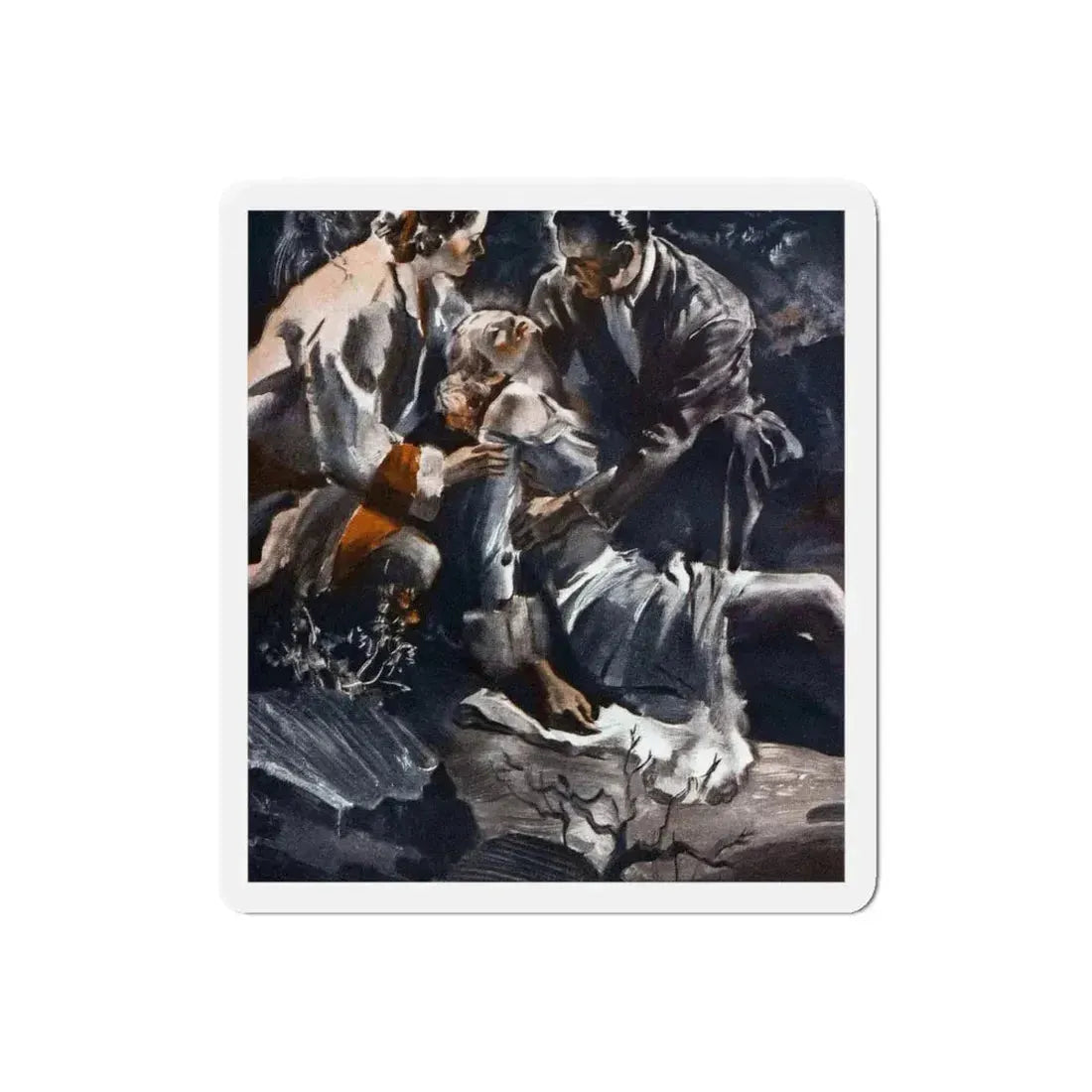 Spring Singing, Good Housekeeping, January 1938 (Magazine Illustration) Refrigerator Magnet - The Sticker Space