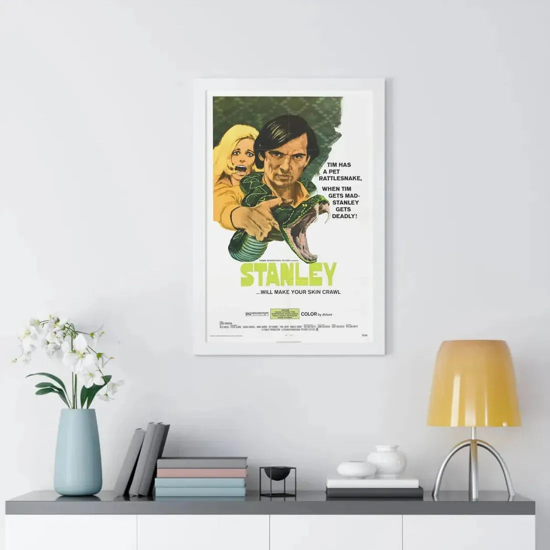 STANLEY 1972 - Framed Movie Poster - The Sticker Space