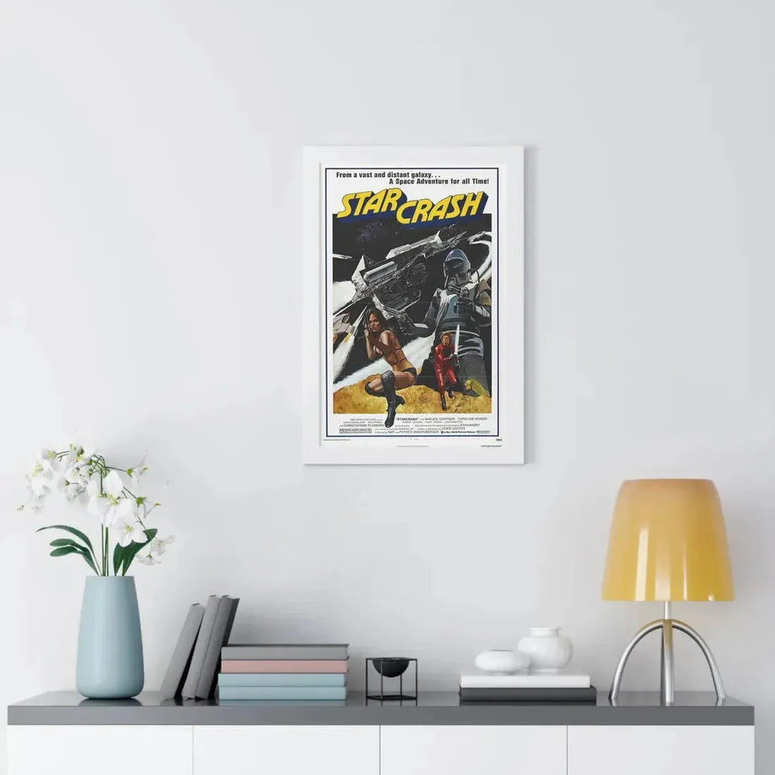 STAR CRASH (2) 1978 - Framed Movie Poster - The Sticker Space