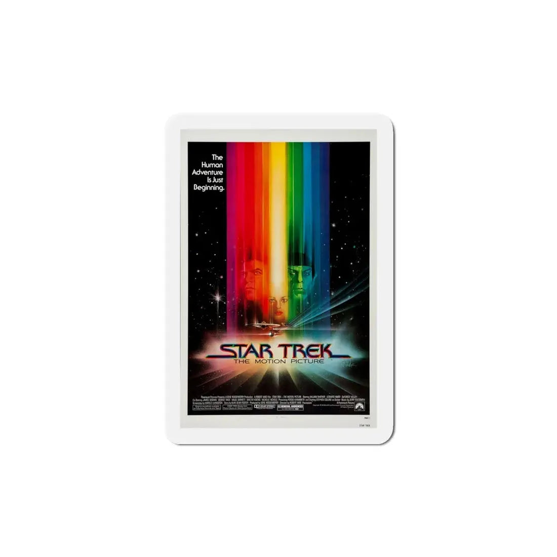Star Trek The Motion Picture 1979 Movie Poster Refrigerator Magnet 5 Inch - The Sticker Space