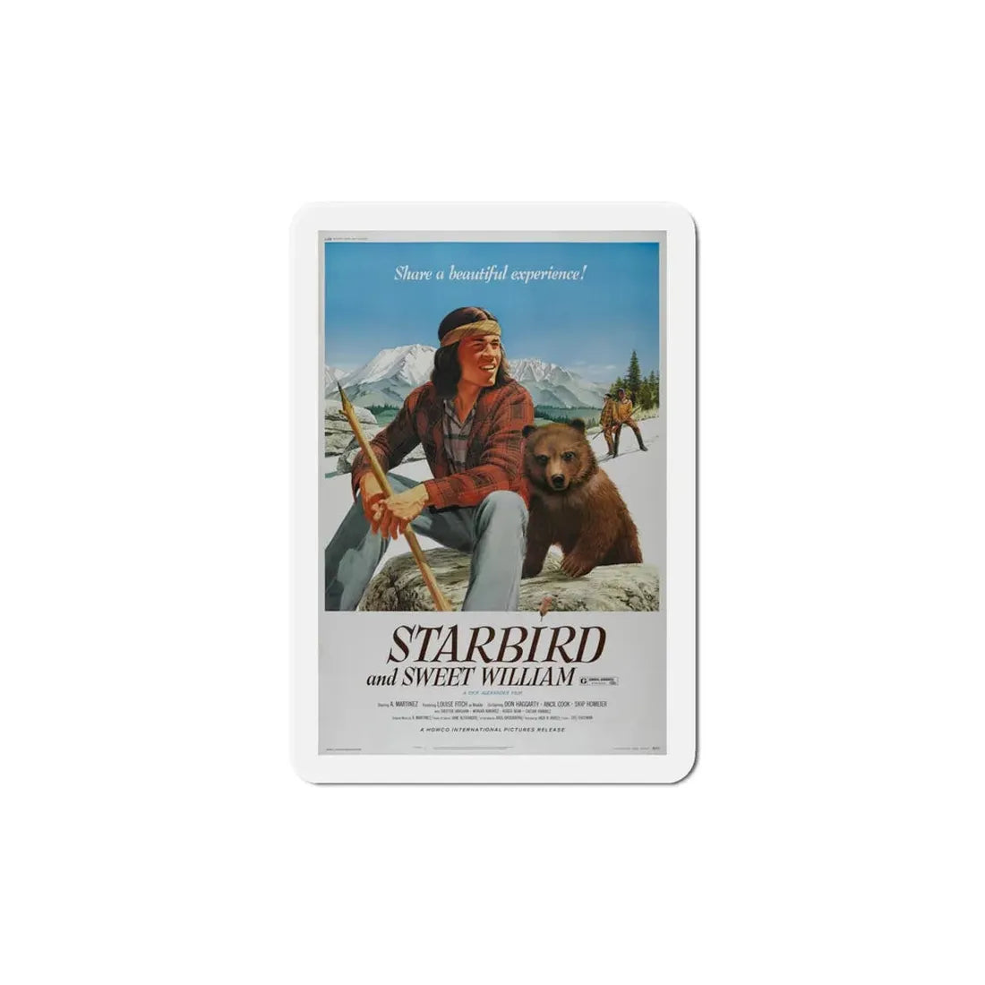 Starbird and Sweet William 1973 Movie Poster Refrigerator Magnet 6 Inch - The Sticker Space