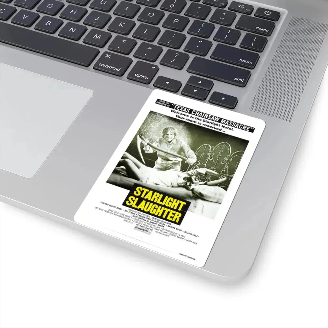 STARLIGHT SLAUGHTER (EATEN ALIVE) 1977 Movie Poster - STICKER Vinyl Kiss-Cut Decal - The Sticker Space