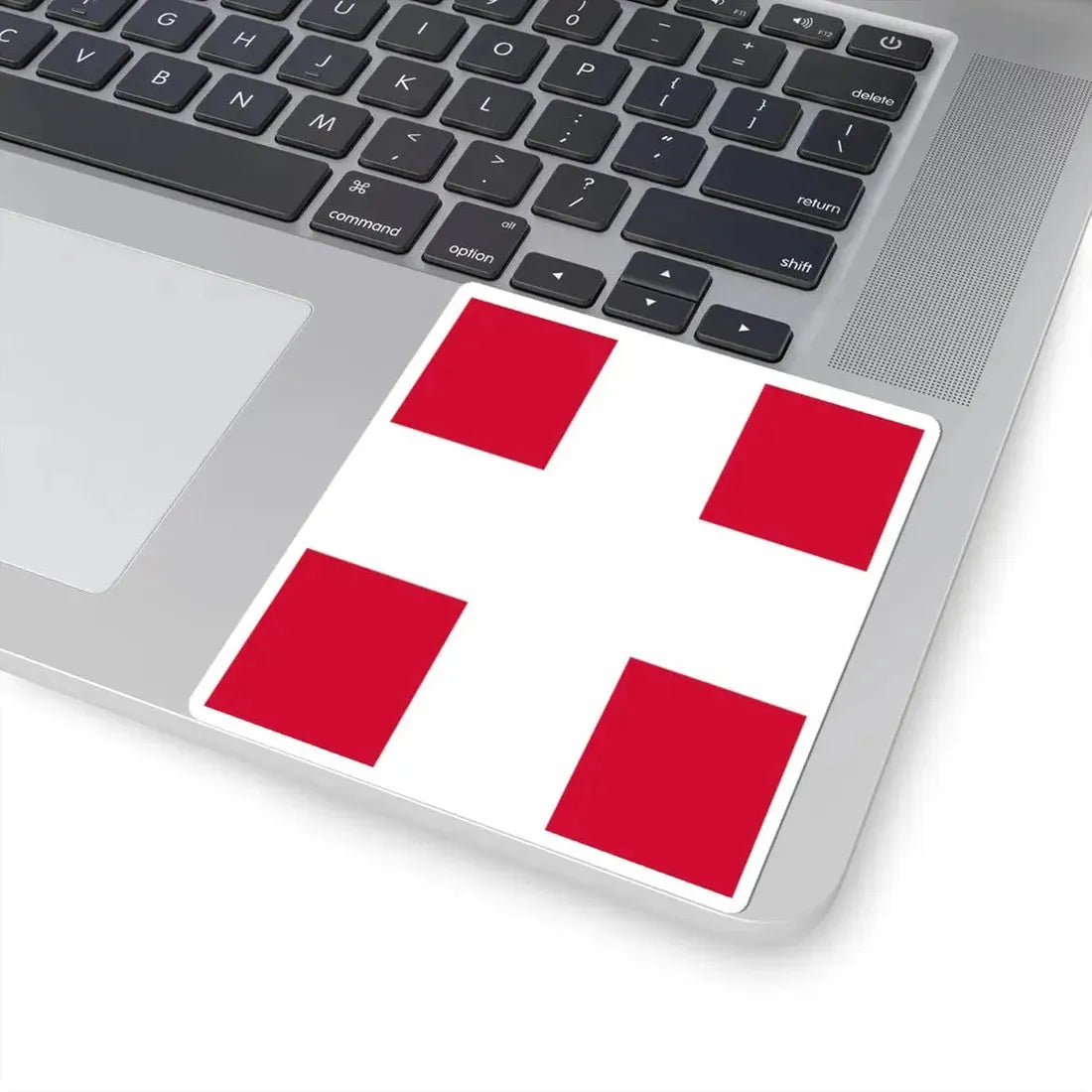State Banner of Denmark 14th Century (Denmark) STICKER Vinyl Kiss-Cut Decal - The Sticker Space