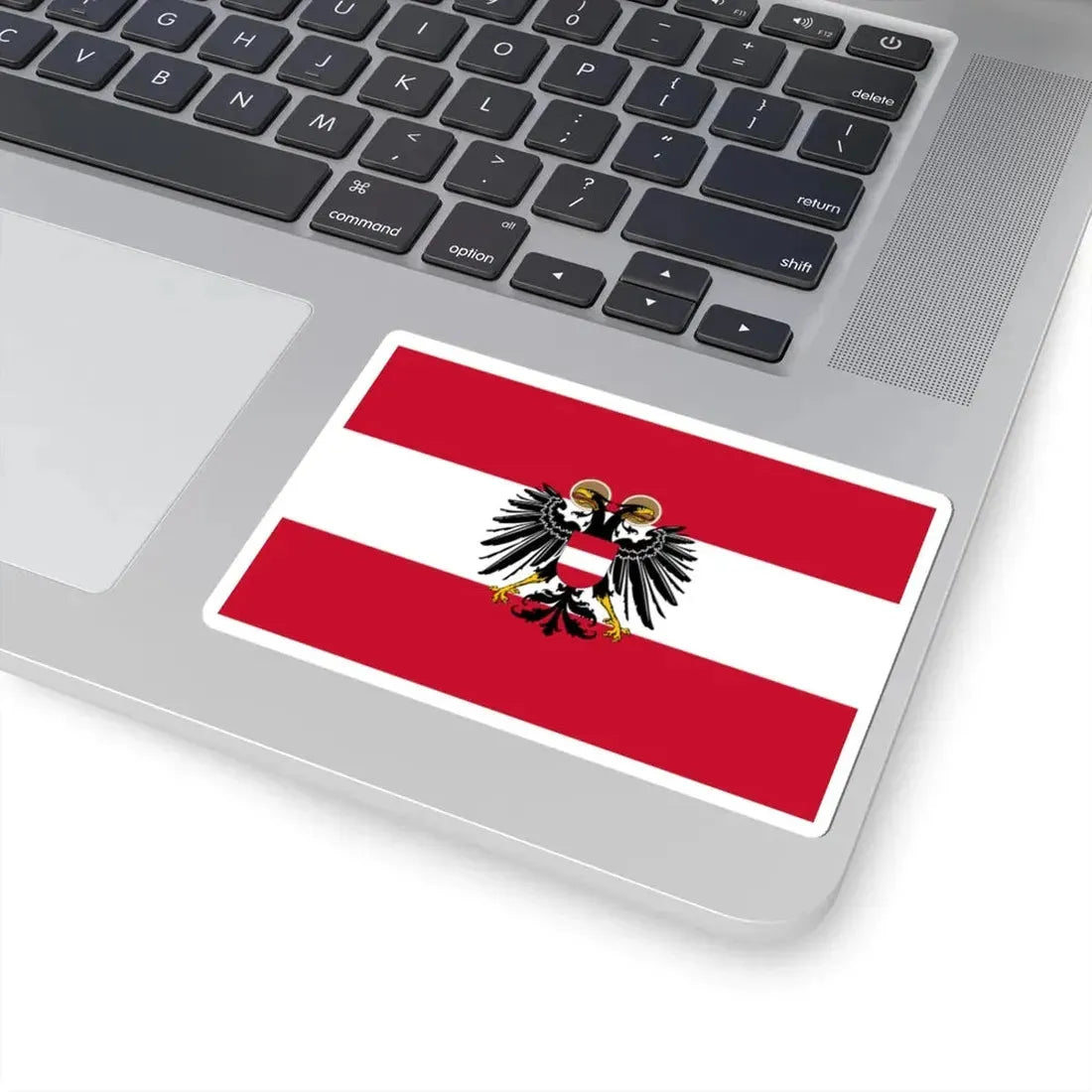 State flag of Austria 1934-1938 (Austria) STICKER Vinyl Kiss-Cut Decal - The Sticker Space