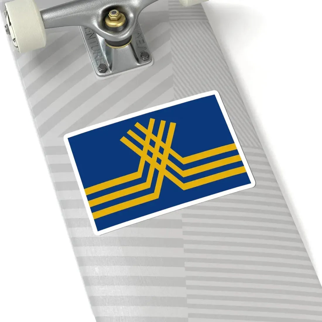 Stekene vlag (Belgium) STICKER Vinyl Kiss-Cut Decal - The Sticker Space