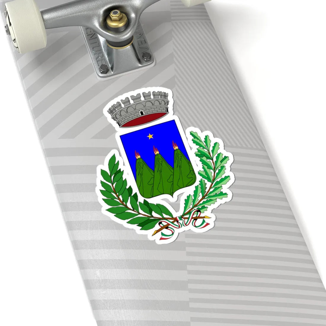 Stemmacattolicaeraclea (Italy) (Coat of Arms) STICKER Vinyl Kiss-Cut Decal - The Sticker Space