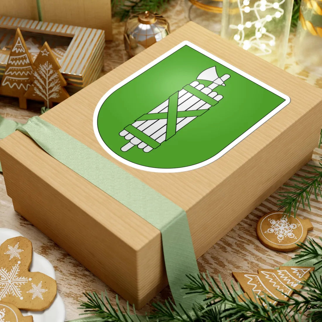 St.Gallen-coat of arms (Switzerland) (Coat of Arms) STICKER Vinyl Kiss-Cut Decal - The Sticker Space