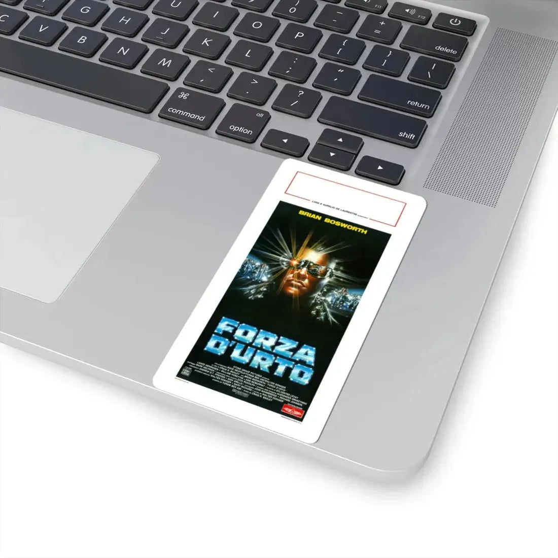 STONE COLD (ITALIAN) 1991 Movie Poster - STICKER Vinyl Kiss-Cut Decal - The Sticker Space