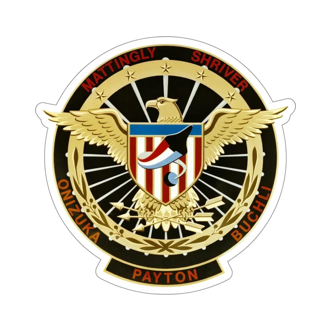 STS 51 C Patch NASA STICKER Vinyl Die-Cut Decal 5 Inch - The Sticker Space