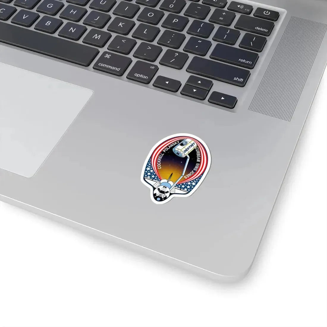 STS 98 (NASA) STICKER Vinyl Kiss-Cut Decal - The Sticker Space