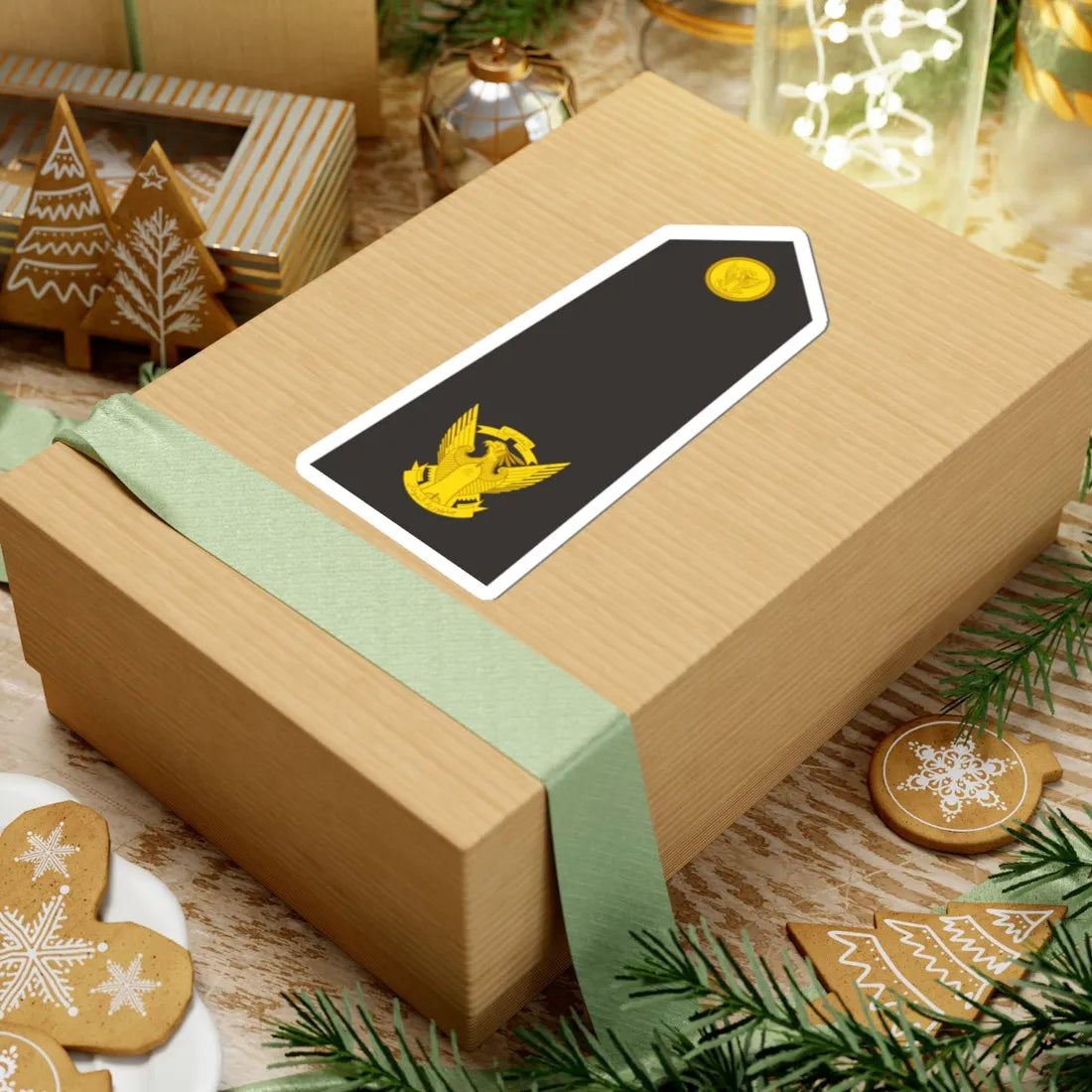 Sudan Navy OF03 (Sudan) (Military Rank) STICKER Vinyl Kiss-Cut Decal - The Sticker Space