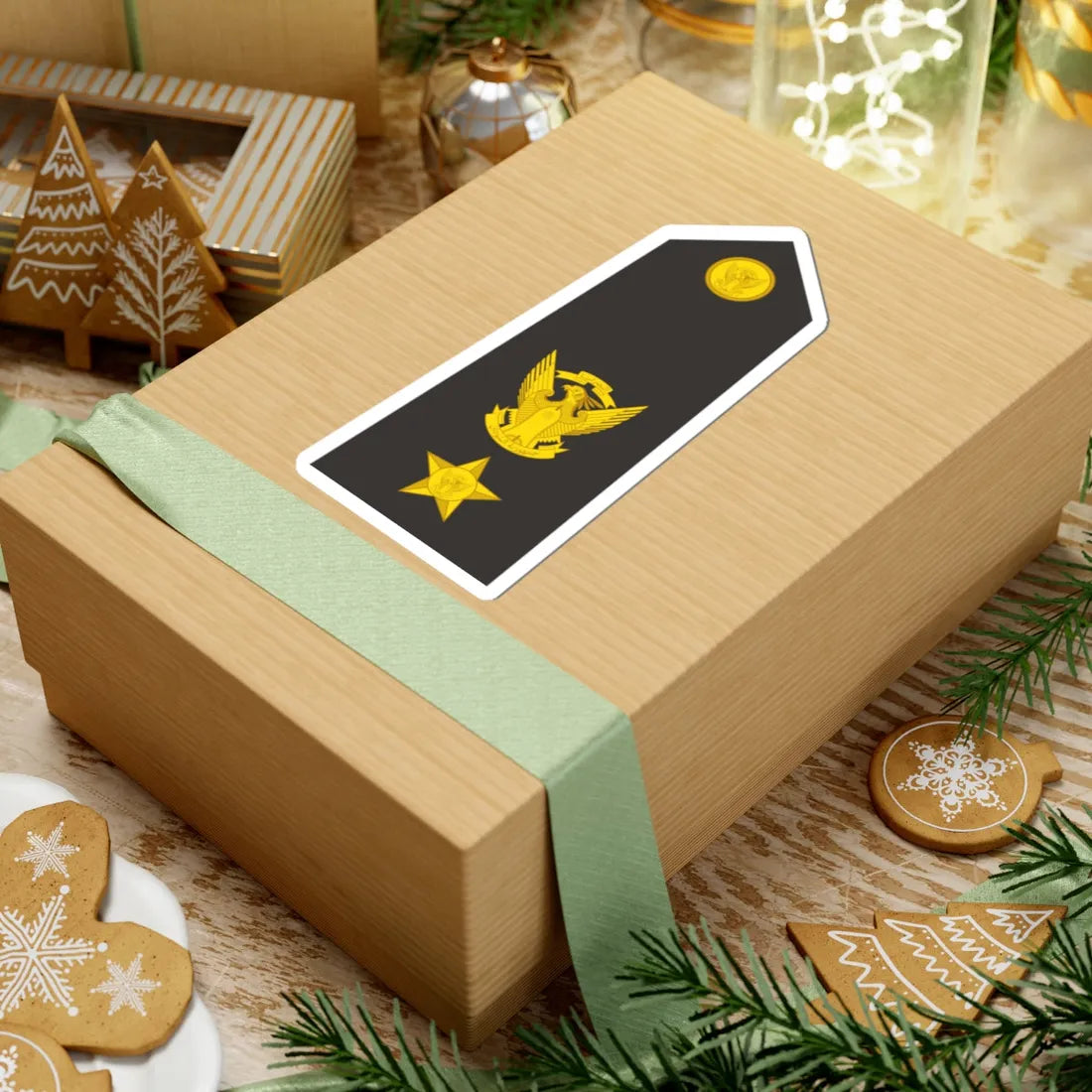 Sudan Navy OF04 (Sudan) (Military Rank) STICKER Vinyl Kiss-Cut Decal - The Sticker Space